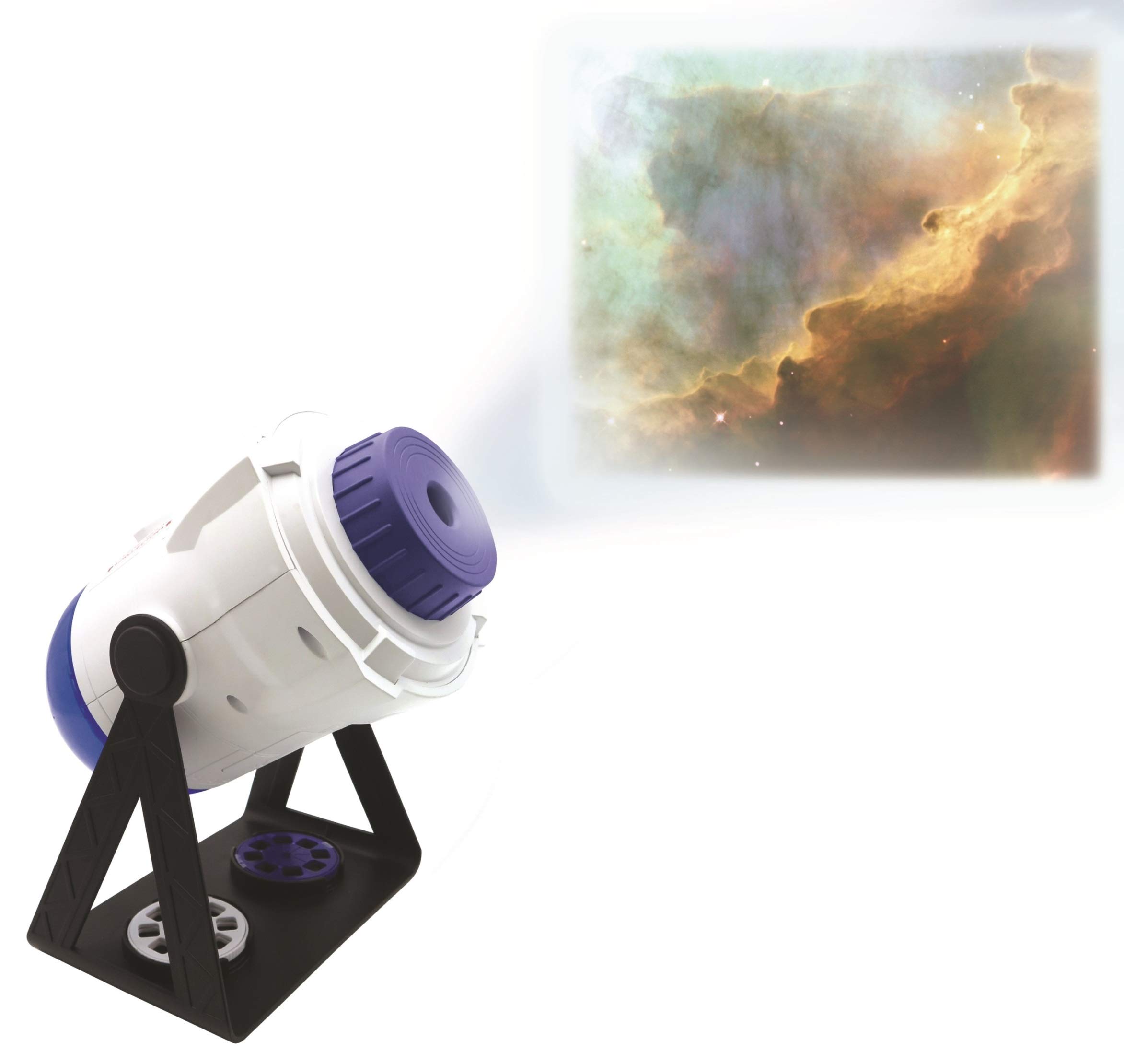 LEXiBOOK, 2-in-1 Constellations and Images Planetarium Projector, 24 Images to Discover Space, 2 Constellation Domes, STEM, White/Blue, NLJ180 - Image 4