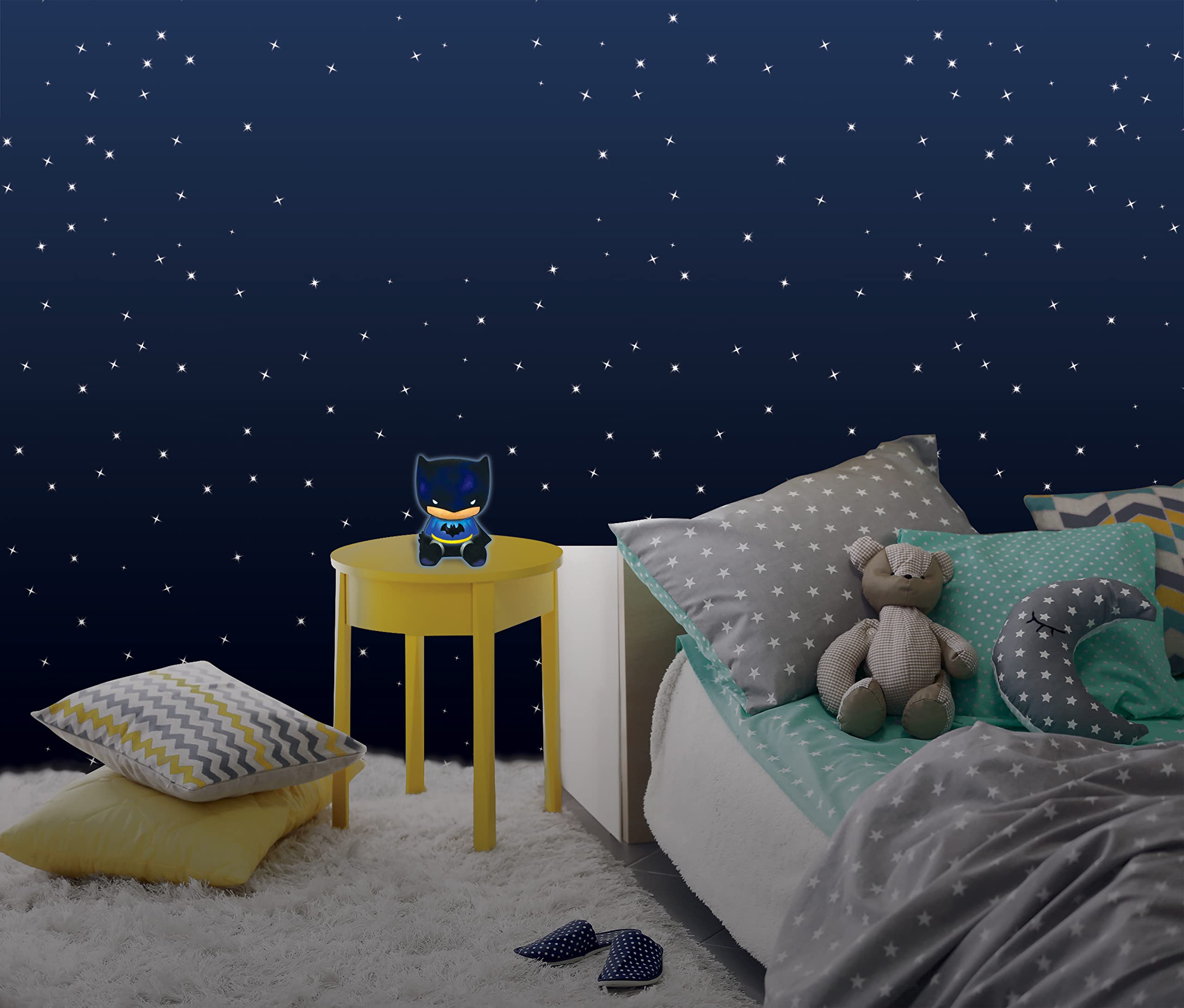 LEXiBOOK - Batman - Color Nightlight for Children's Room, Color Change, Smooth Light, Battery Included, NLJ01BAT - Image 5