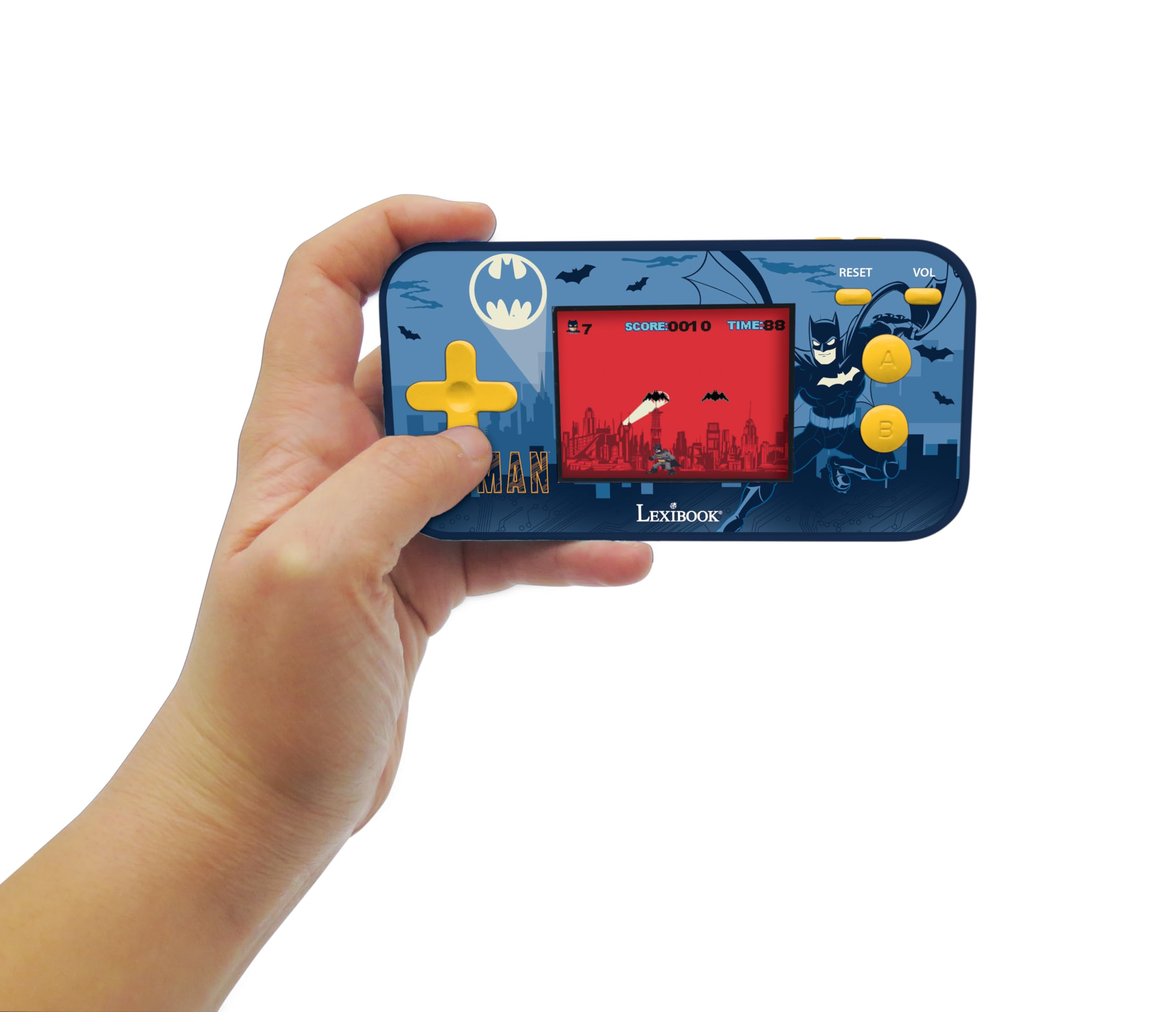 Lexibook - Batman - Compact Cyber Arcade Portable Console, 150 Games, LCD Color Screen, Battery Operated, Black/Blue, JL2367BAT - Image 5