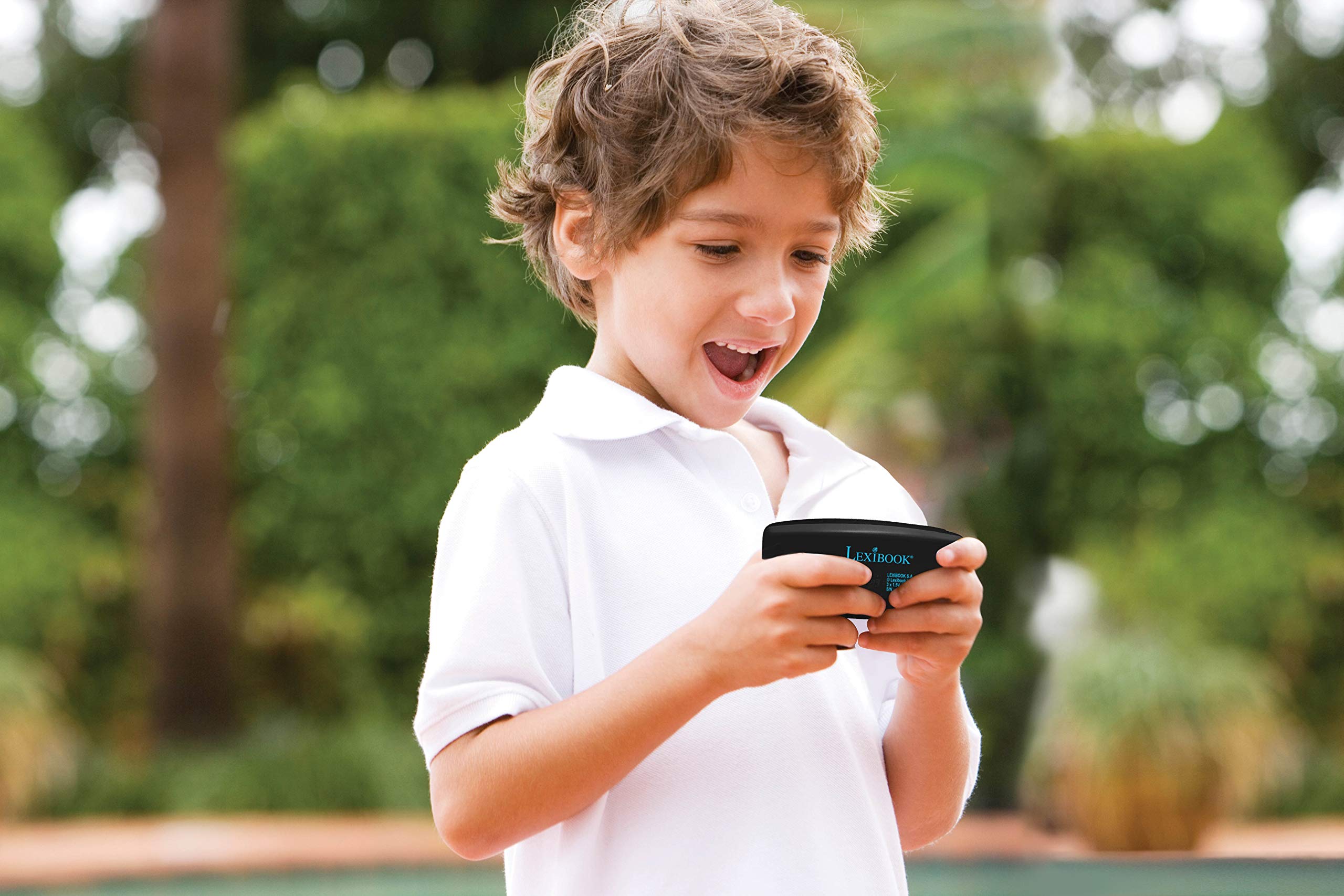 Lexibook Compact Cyber Arcade Portable Gaming Console, 250 Gaming, LCD, Battery Operated, Video Game for Children, Black/Blue/Green, JL2377 - Image 7