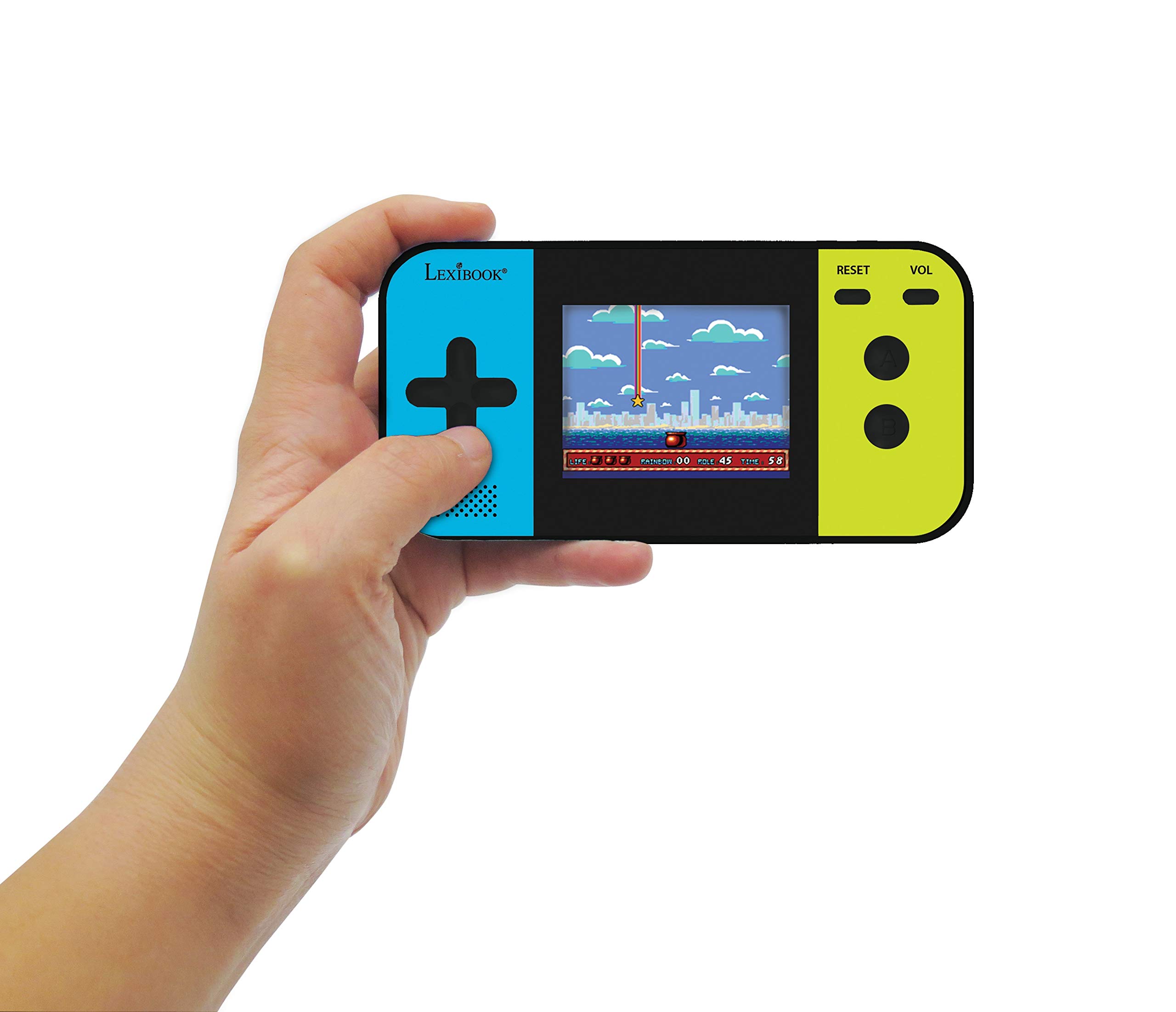 Lexibook Compact Cyber Arcade Portable Gaming Console, 250 Gaming, LCD, Battery Operated, Video Game for Children, Black/Blue/Green, JL2377 - Image 8