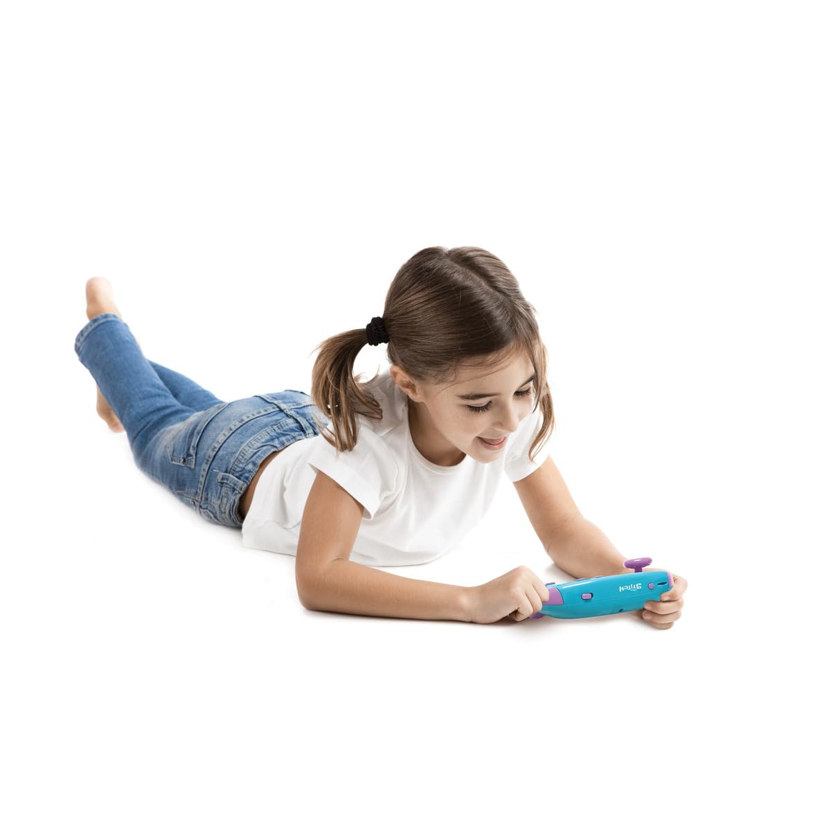 Lexibook, Disney Stitch, Power Console®, Educational Bilingual Game Console with 100 Activities, English/Spanish, JCG100Di2 - Image 4