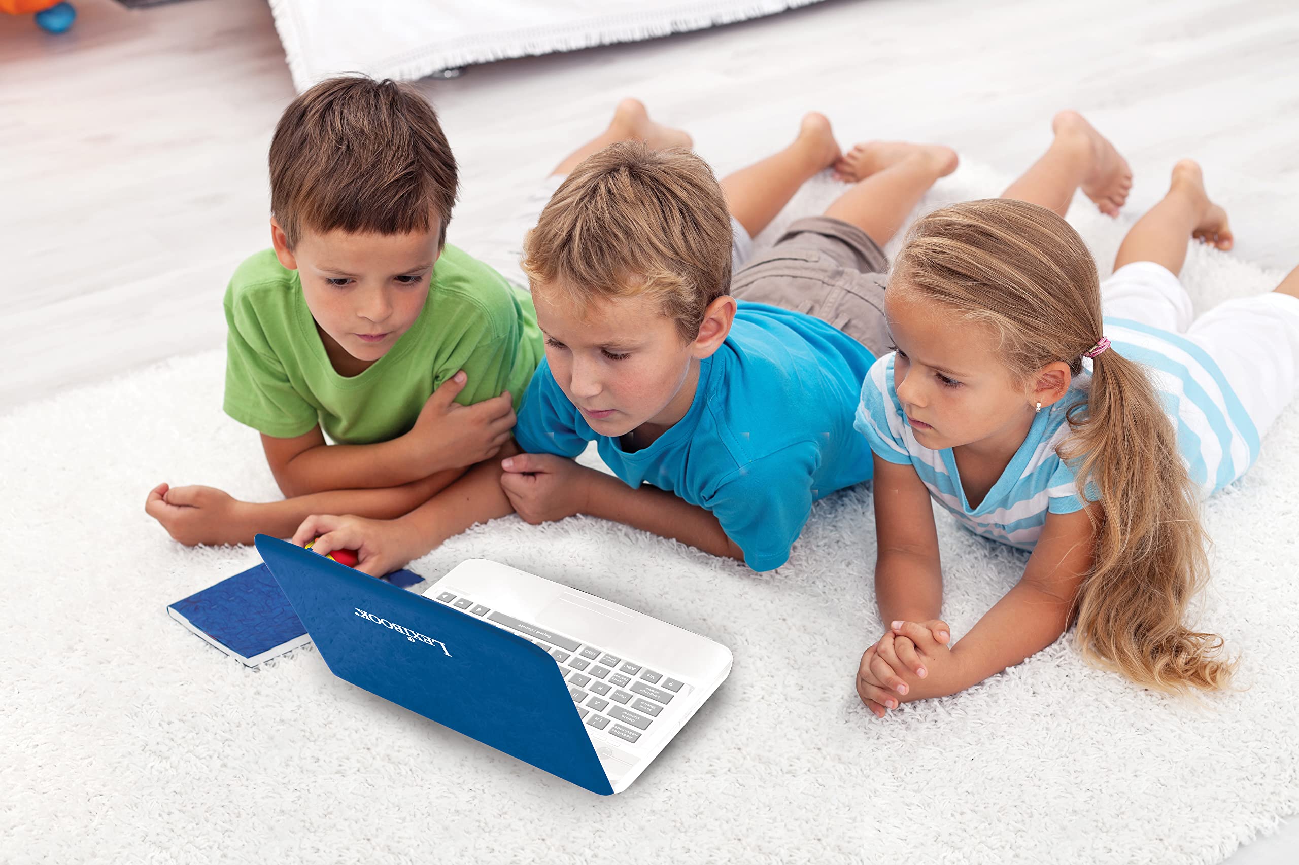 Lexibook - Educational and Bilingual Laptop Spanish/English - Toy for Child Kid (Boys & Girls) 130 Activities, Learn Play Games and Music - Blue - JC798i2 - Image 5