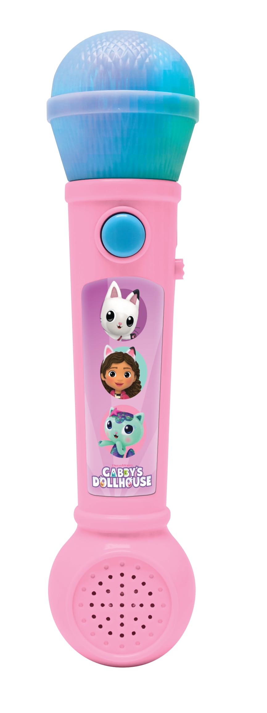 Lexibook, Gabby's Dollhouse, Illuminated Microphone for Kids, Musical Toy, Built-in Speaker, Light Effects, Demo Tunes Included, Pink/Blue, MIC80GDH - Image 6