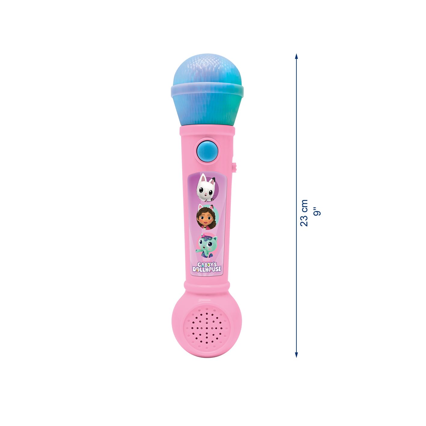 Lexibook, Gabby's Dollhouse, Illuminated Microphone for Kids, Musical Toy, Built-in Speaker, Light Effects, Demo Tunes Included, Pink/Blue, MIC80GDH - Image 7