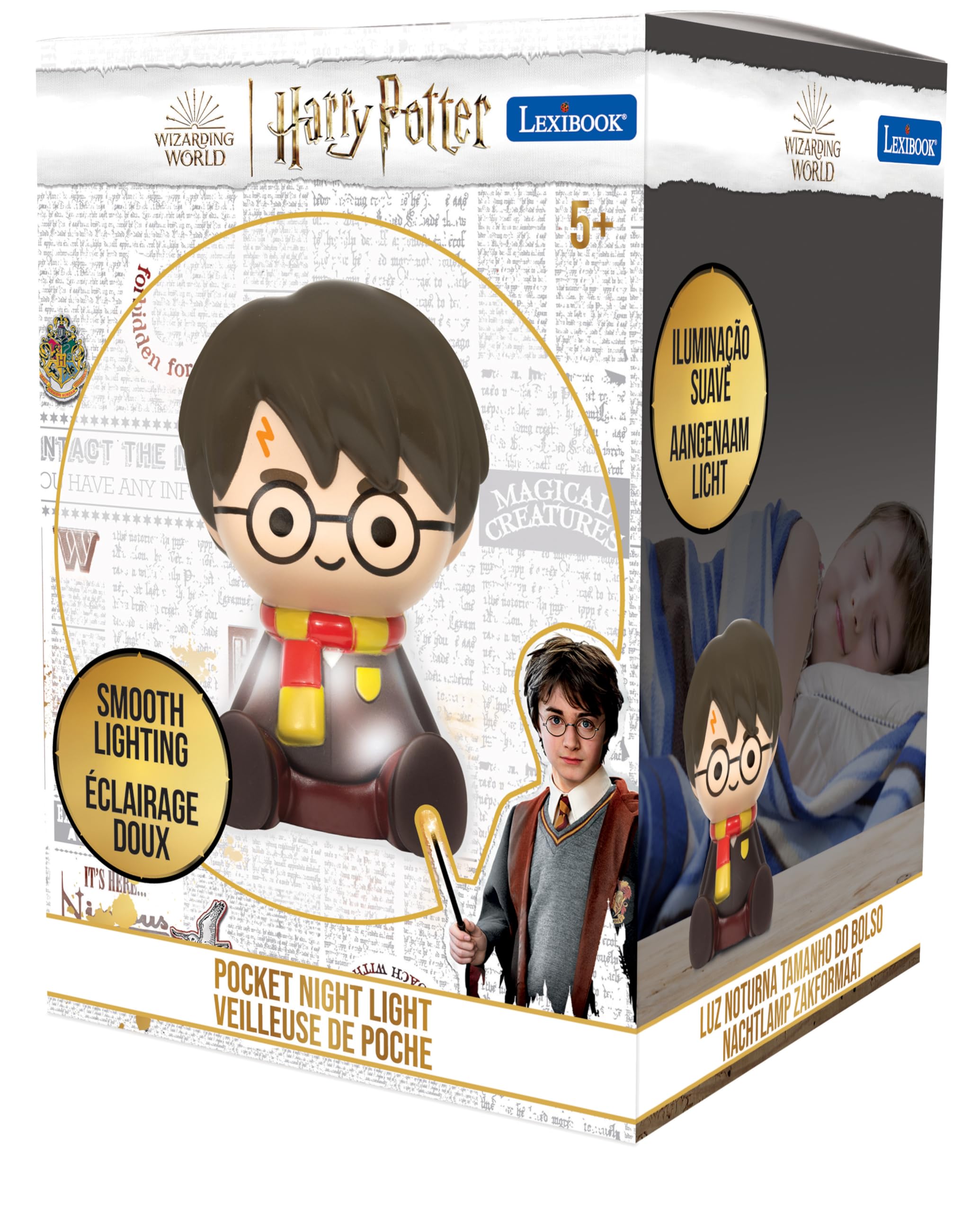 LEXiBOOK - Harry Potter - Color Nightlight for Children's Room Harry Potter, Smooth Light, Battery Included, NLJ01HP - Image 4