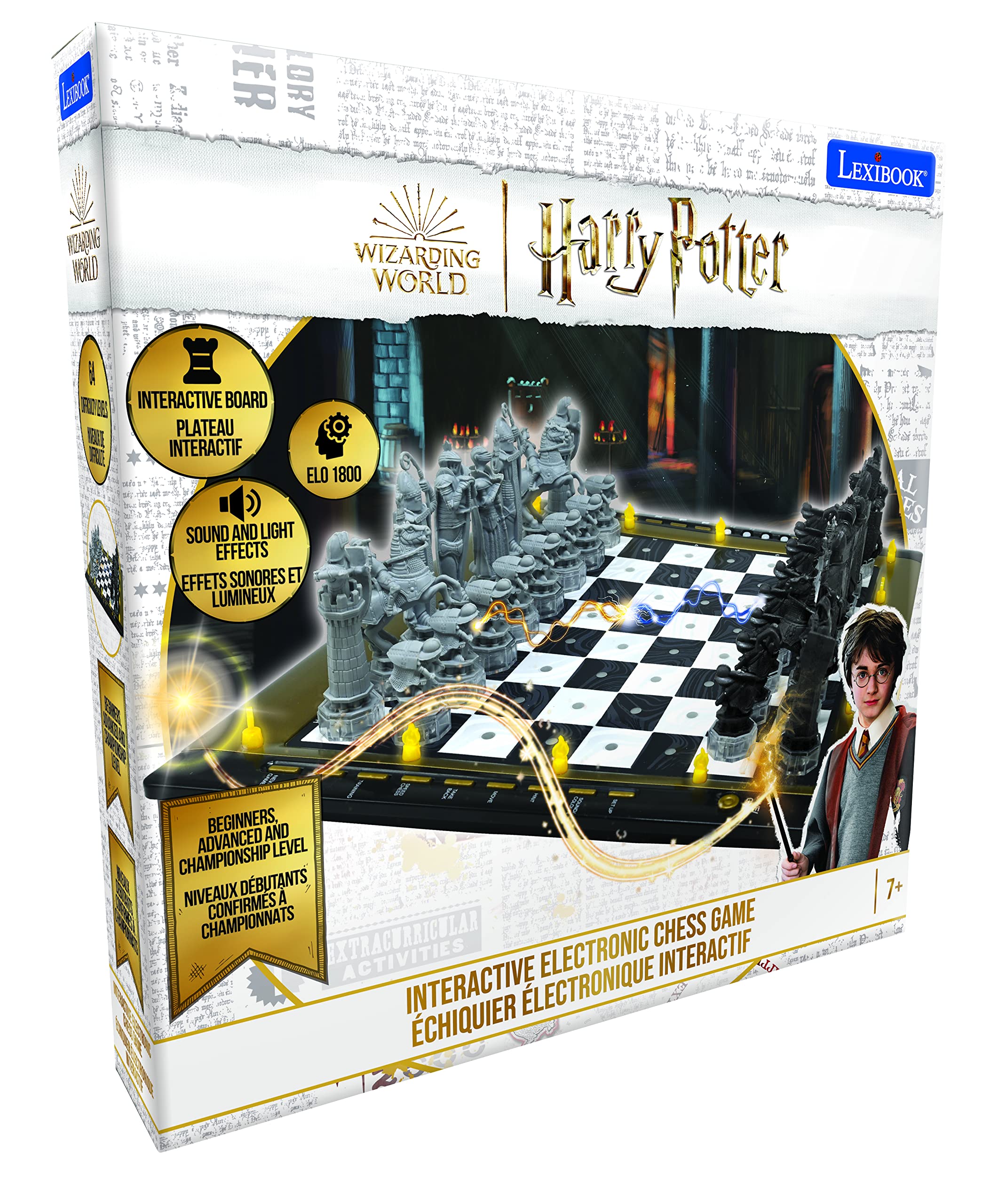 Lexibook Harry Potter® Electronic Chess Game with Tactile Keyboard and Light and Sound Effects, 32 Pieces, 64 Levels of Difficulty, Family Board Game, CG3000HP - Image 6