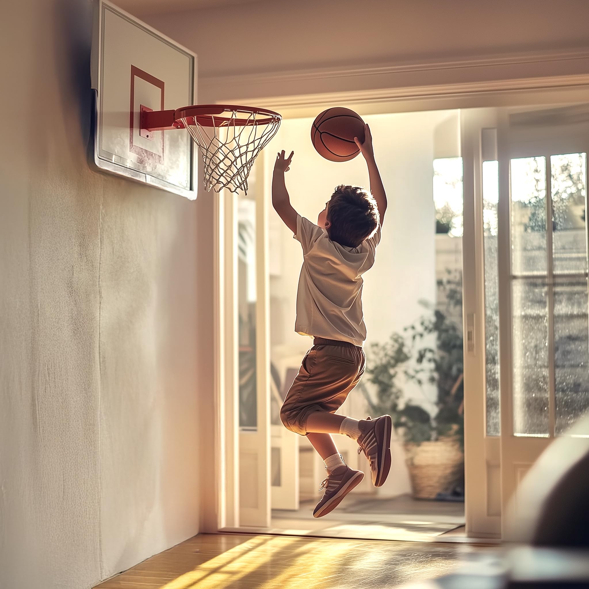 Lexibook, Interactive Basketball Hoop, Score Counter, Sound Effects, Basketball, Pump Included and Installation kit Included, JG920 - Image 3