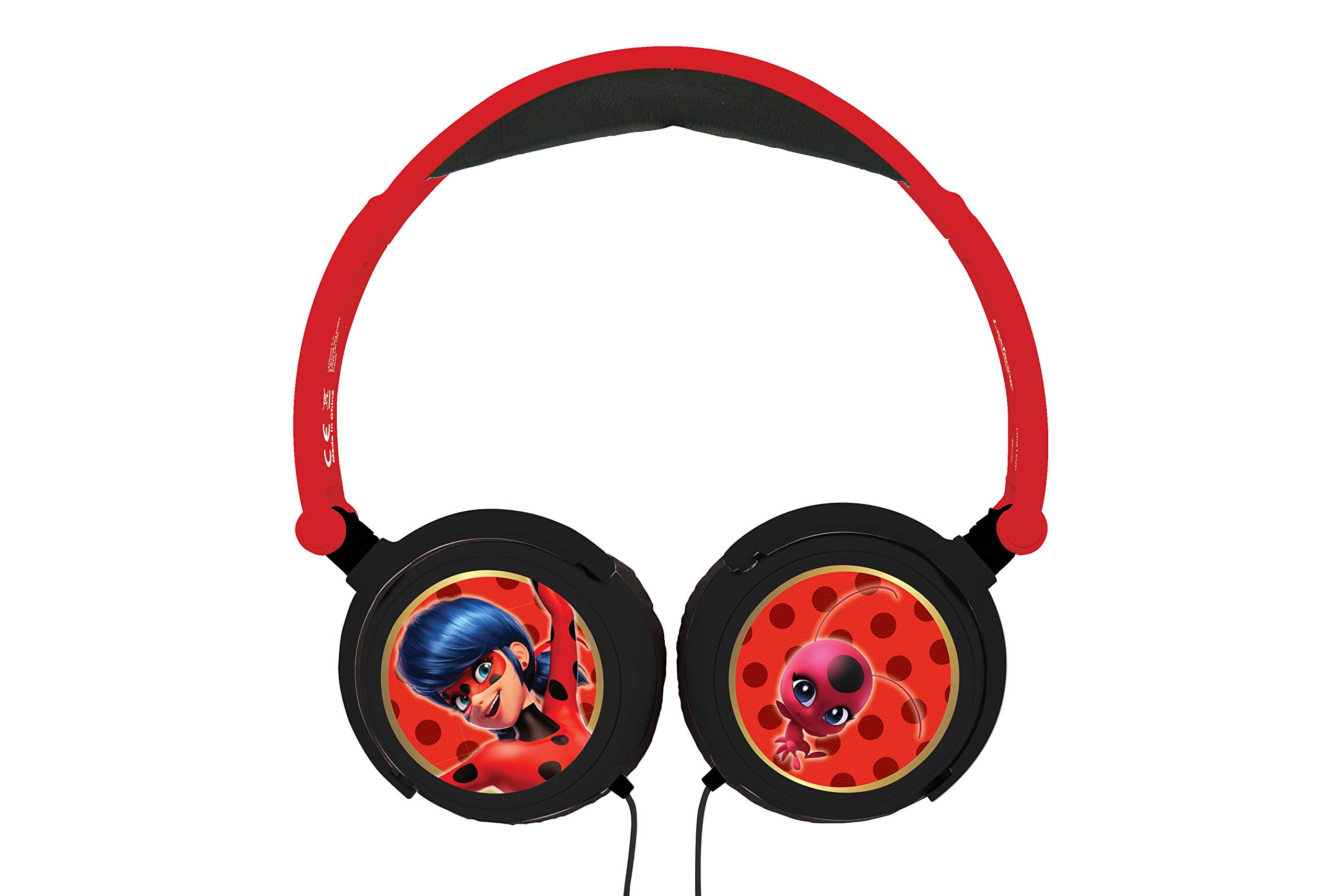 LEXiBOOK, Miraculous Ladybug Tikki, Stereo Headphones, Safe Volume, Foldable and Adjustable, red, HP015MI - Image 3