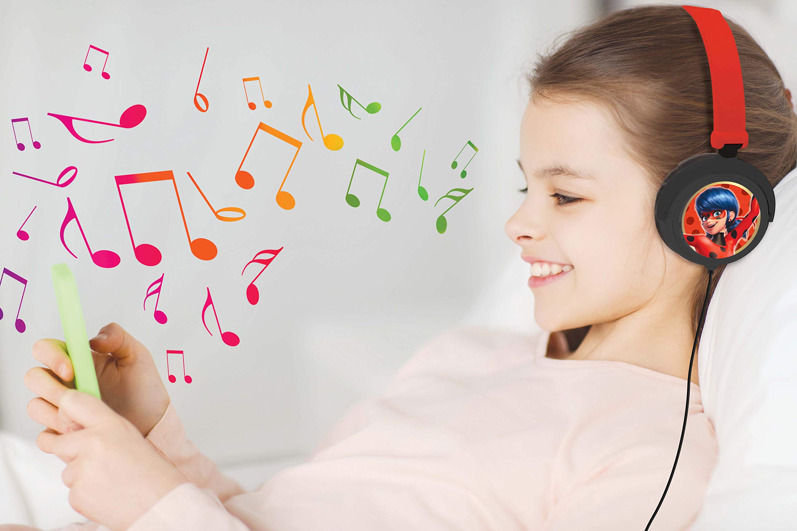 LEXiBOOK, Miraculous Ladybug Tikki, Stereo Headphones, Safe Volume, Foldable and Adjustable, red, HP015MI - Image 5