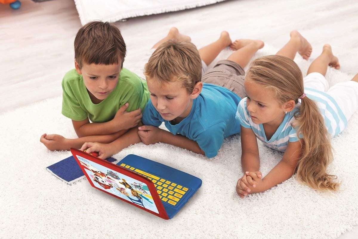 LEXiBOOK Paw Patrol - Educational and Bilingual Laptop Spanish/English - Toy for Child Kid (Boys & Girls) 124 Activities, Learn Play Games and Music with Chase Marshall - Red/Blue JC598PAi2 - Image 7