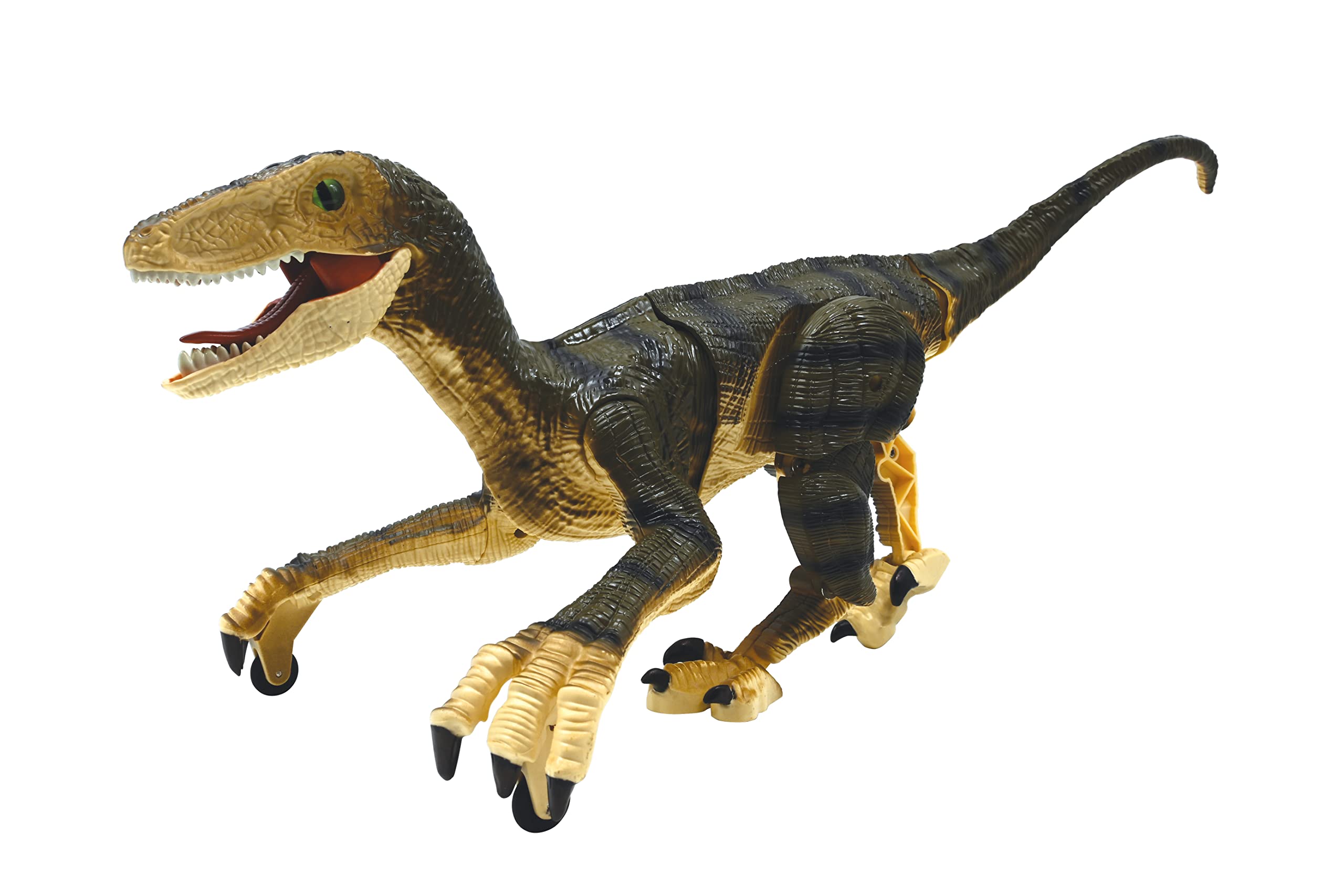 LEXiBOOK, RC Raptor Control, Realistic Remote Controlled Dinosaur, Articulated Movements, Roars, Light Effects, Rechargeable, Fossil Remote Control Included, DINO01 - Image 3