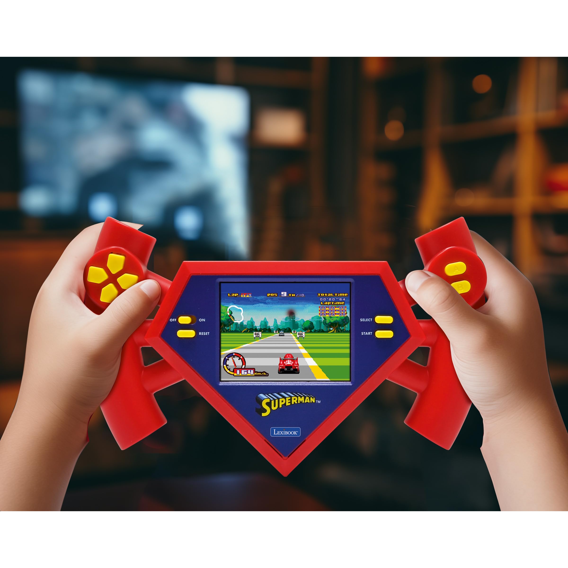 Lexibook, Superman, Superman Cyber Arcade Console Compact and Portable, 50 Games, Color LCD Screen, Battery Powered, JL3180SU - Image 3