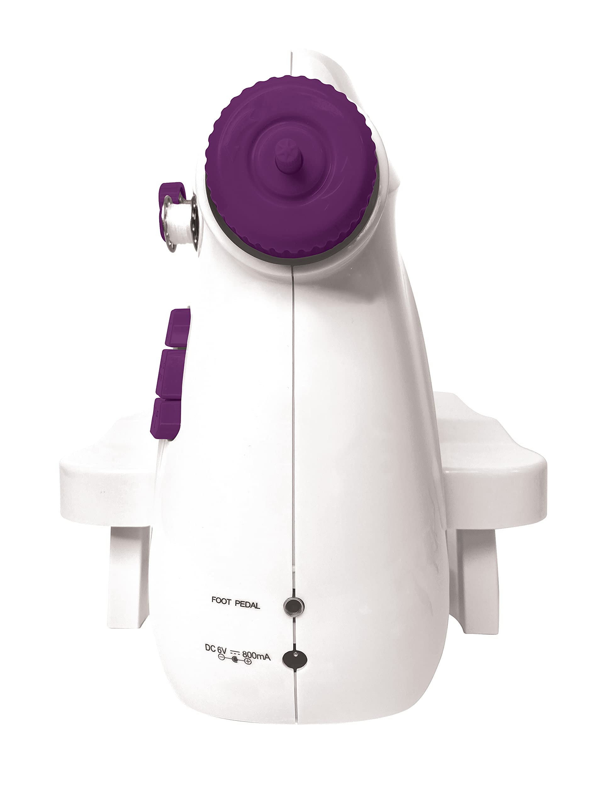 Lexibook, The Sewing Workshop, Sewing machine, 5 fabric coupons & accessories included, White/purple, SW200 - Image 4