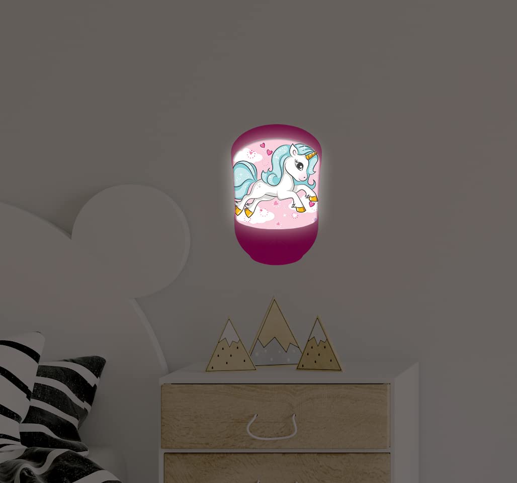 LEXiBOOK Unicorn Night Light for Children's Room, Soft Light, Battery Operated, NLJ20UNI - Image 6