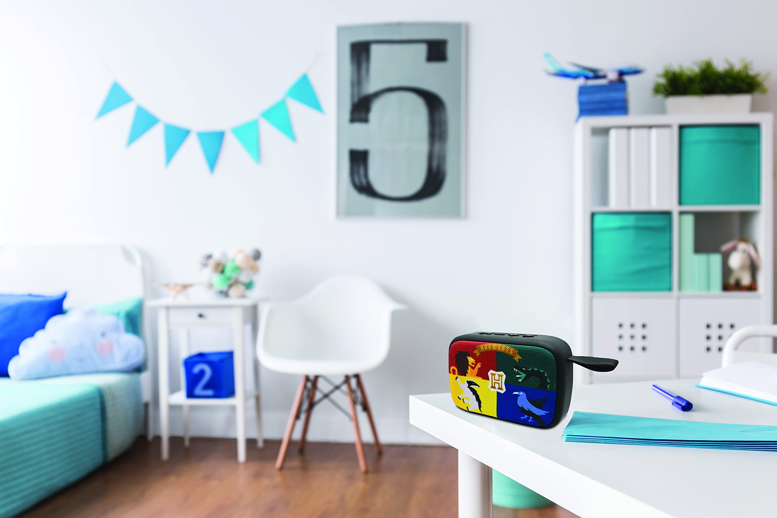 LEXiBOOK Warner Harry Potter - Portable Bluetooth Speaker, Wireless, USB, SD Card, Rechargeable Battery, BT018HP - Image 5